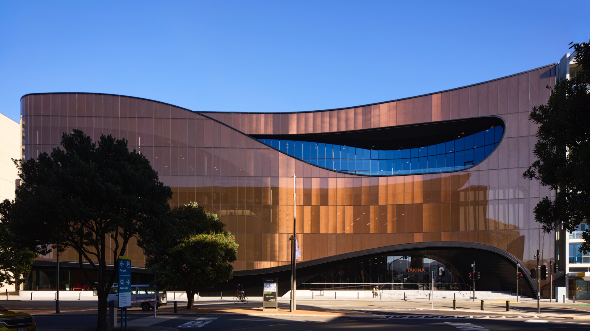 Tākina – Wellington Convention & Exhibition Centre. Shortlisted for consideration in the NZIA Wellington Architecture Awards 2024.