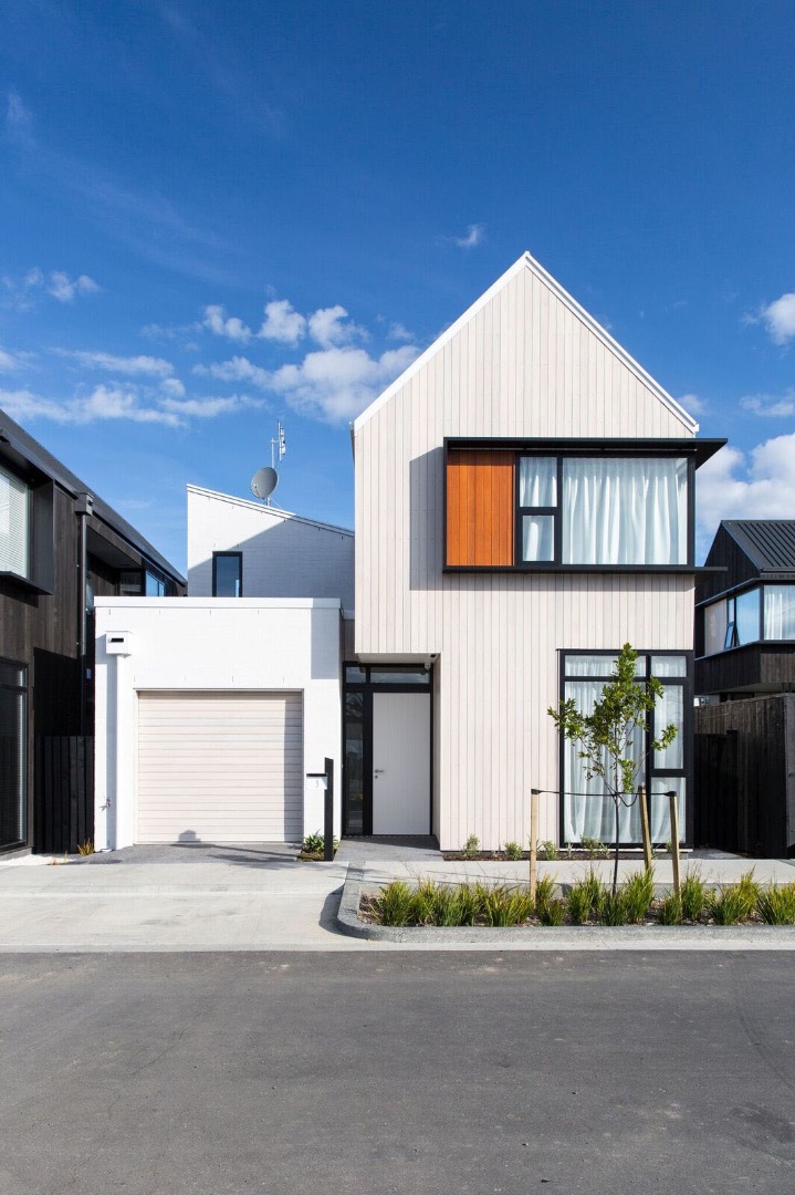 Sunderland A at Hobsonville Point was the first large-scale multi-home development in Aotearoa New Zealand to undertake the Homestar certification process. Photo Credit: Willis Bond & Hobsonville Land Company (HLC)