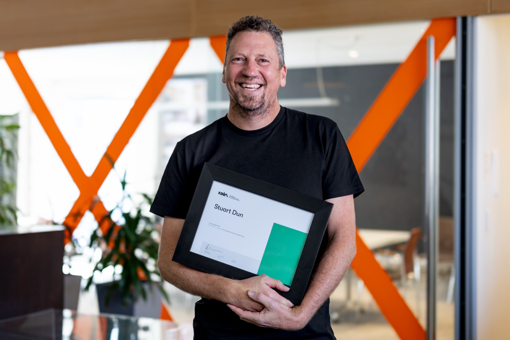 In recognition of his leadership of the Creative Panel for last year's NZILA Conference, Stuart Dun has received a President's Award.