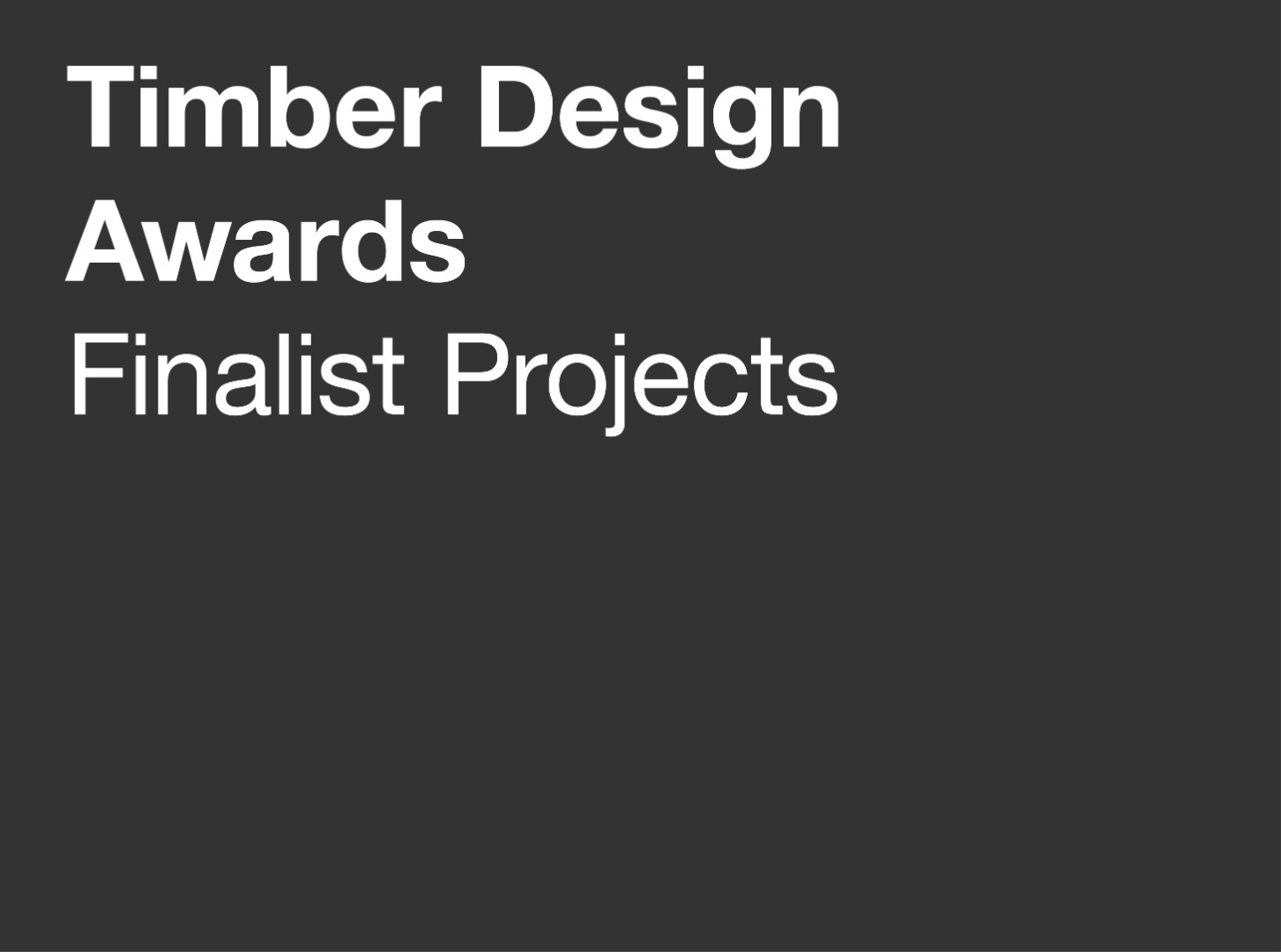 Studio Pacific Architecture Projects Named Finalists in the 2026 Timber Design Awards 