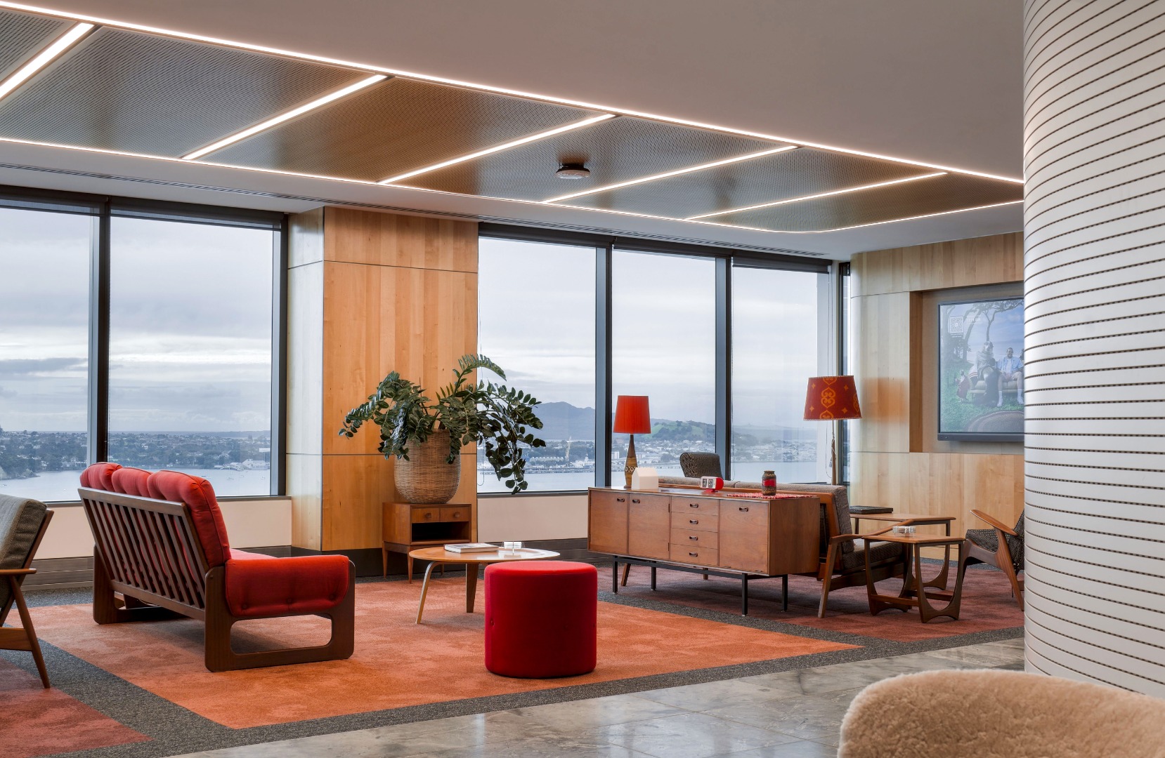 Contact Energy lobby and reception area