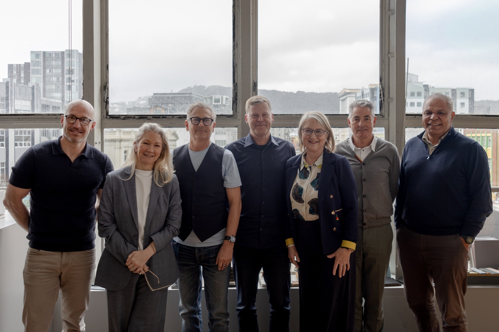 James Wallace, Louise Marsden, Nick Barratt-Boyes, Marc Woodbury, Dr Helen Anderson, Stephen McDougall, and Leo Foliaki.